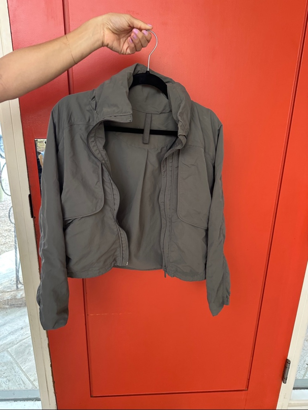 lululemon athletica Lightweight Gray Utility Jacket